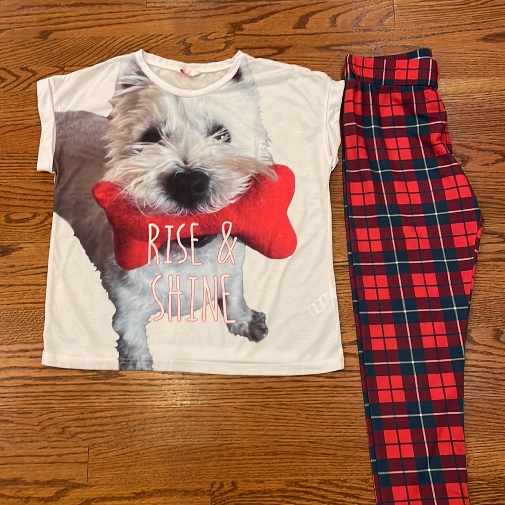 Kylie dog pajama set (youth size 13)